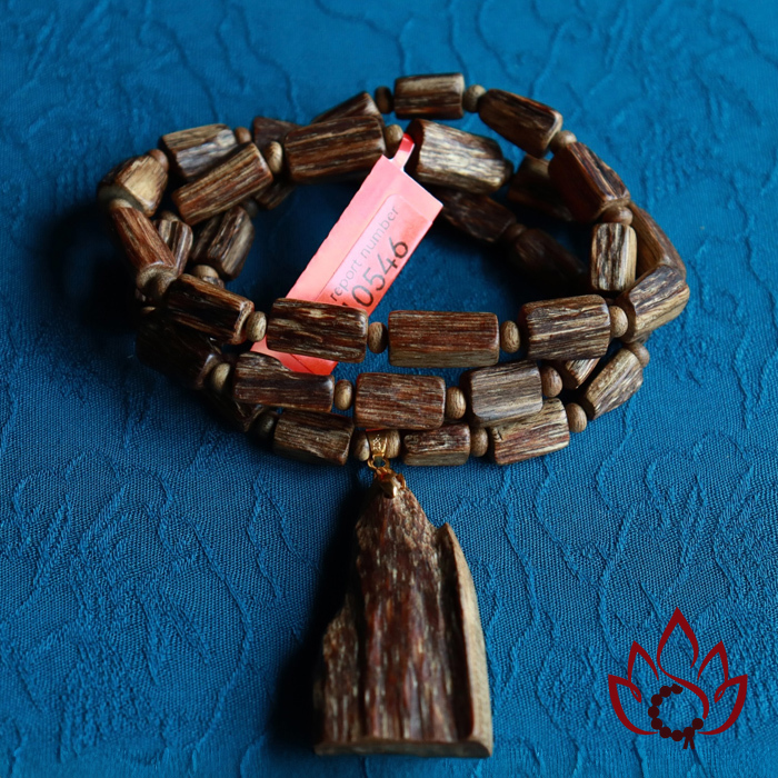 Dây Chuyền Trầm Hương Hạt Trúc Thô | Trầm Kiến Tự Nhiên Lâu Năm